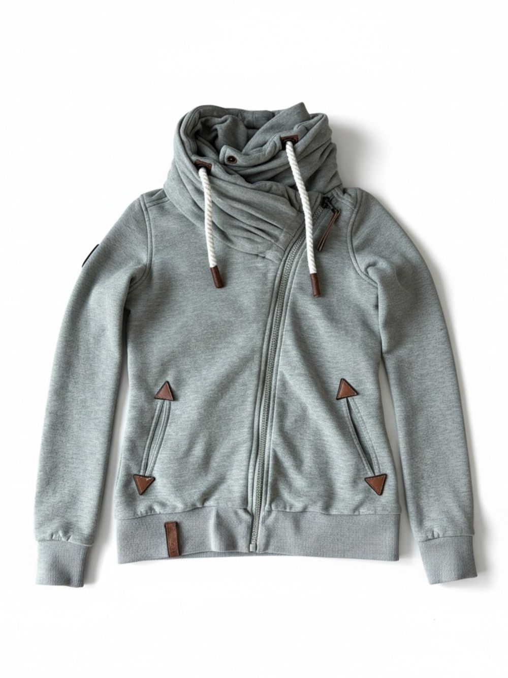 Naketano Light Gray Zip Up